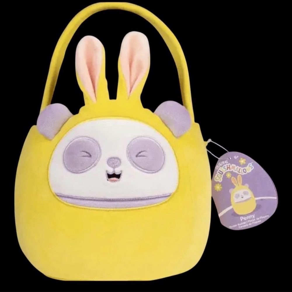 Squishmallows Easter basket penny the panda